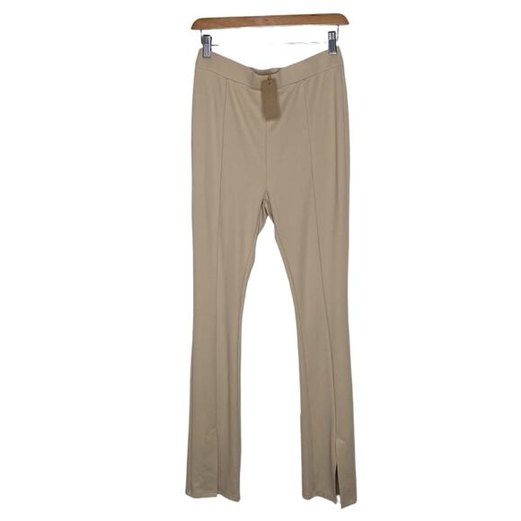Adelaides Fort Split Leggings Pull On Pants Women’s Size Large New NWT Tan - Picture 9 of 9